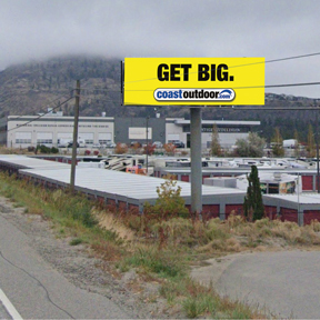 Kelowna Digital Billboard Location KD-022E